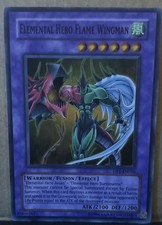 Elemental HERO Flame Wingman (UTR) TLM-EN035 The Lost Millennium 1st Edition