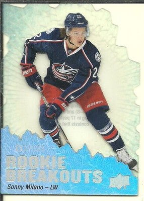 2016-17 Upper Deck Rookie Breakouts #RB17 Sonny Milano /100