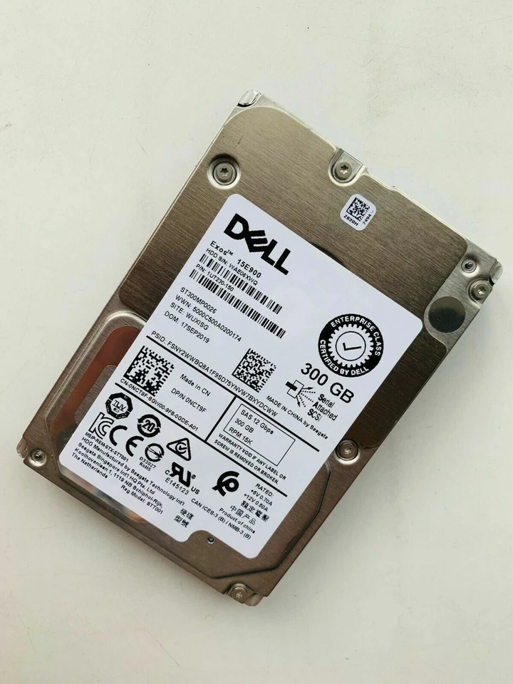 New Dell NCT9F 0NCT9F 300GB 15K 12Gb/s 2.5" SAS HDD Hard Drive ST300MP0026 - Image 2 of 4