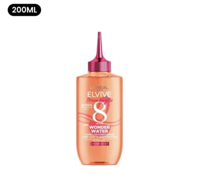 L'Oreal Paris Elvive Dream Längen 8 ZWEITES WUNDER WASSER Haarbehandlung 200 ml UK