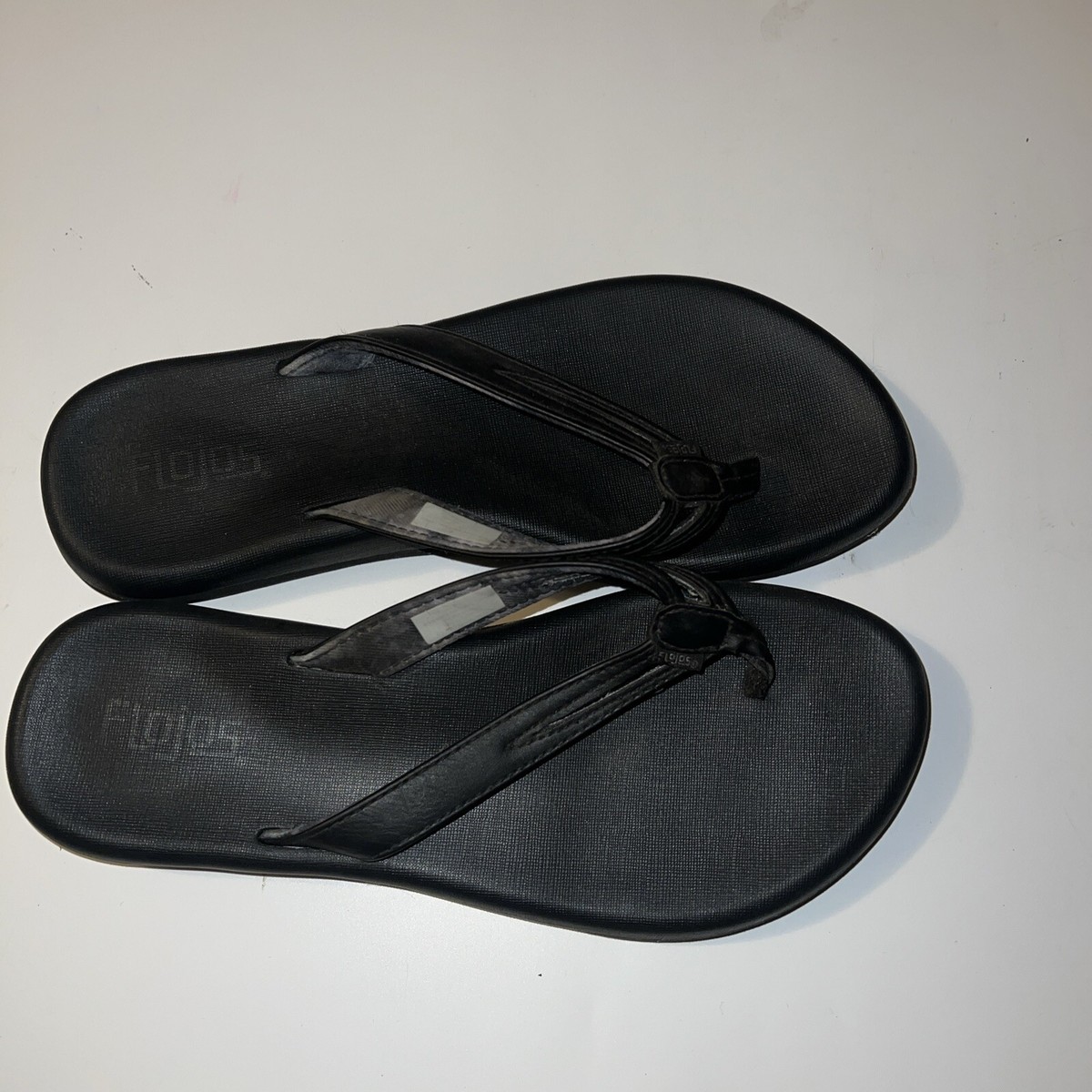 ? Unisex FLOJOS Levee Flip Flop Sandals - Black - Size 12 Original - Adult Unisex Sandal main image 2