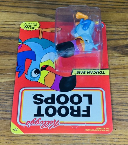 TOUCAN SAM FROOT LOOPS UNPUNCHED ACTION FIGURE 3.5 Kelloggs Plastic Meatball Toy - Picture 5 of 6