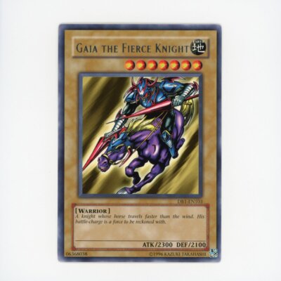 Gaia The Fierce Knight - DB1-EN103 - Rare NM Dark Beginning 1