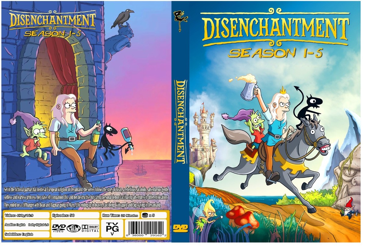 Disenchantment Complete Series Collection (Seasons 1-5, Episodes 1-50) - English Audio 3 thumbnail image