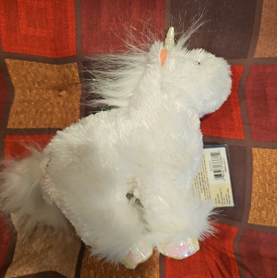 Webkinz lil' Kinz White Unicorn Sealed Code Attached New Retired Ganz Toy Plush - Image 2 of 3