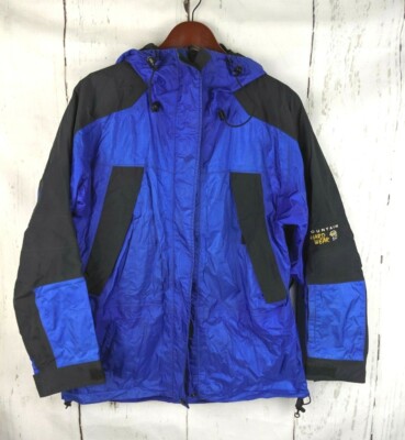 Womens MOUNTAIN HARDWEAR Gore-Tex Jacket Coat Blue Black 10 Hard