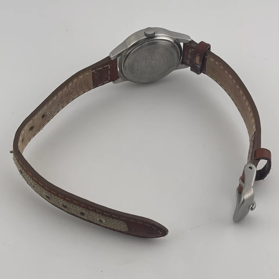 Reloj Timex Expedition Mujer Indiglo 26mm Estuche Banda Marrón Cuarzo Tres Manecillas Foto 3 de 4