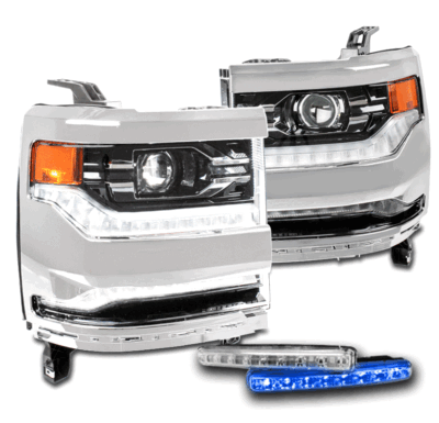 GM TRUCKS & VANS SILVERADO/PU 1500  19 OLD STYLE  FOG LAMP BEZEL LEFT Chrome Oem 22944880 P 2014 2015