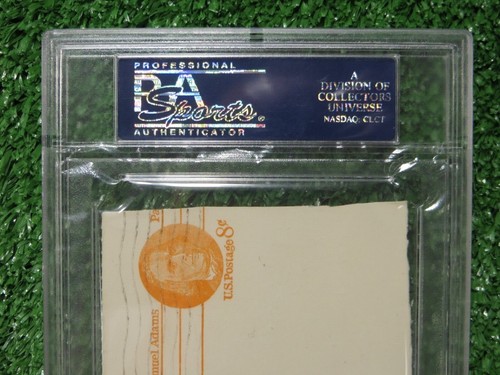 ROGER STAUBACH DALLAS COWBOYS SIGNED SLABBED PAPER PSA Certified - Picture 5 of 5