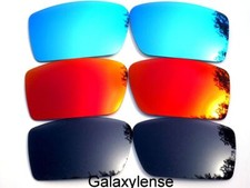 Galaxy Replacement Lenses For Oakley Gascan Black Red Blue Polarized 3Pairs