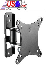 Low Profile Tilt Swivel Wall Mount/Mounting Bracket LCD LED Vesa 75x75,100x100mm