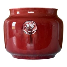 Antique Moorcroft Red Flamminian Ware Art Pottery Bowl for Liberty & Co.