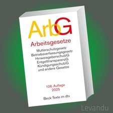 ARBEITSGESETZE (ArbG) | Beck-Texte im dtv 500...
