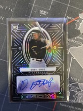 ONEIL CRUZ ROOKIE AUTO /99- 2022 Panini Chronicles Obsidian Purple