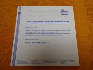 Dt. Automobil Treuhand Umrüst - Katalog 1990/1 Katalysator VDA VDIK ZDK 251 S.