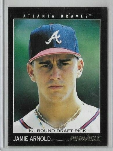 1993 Pinnacle #455 Jamie Arnold Atlanta Braves Draft Pick