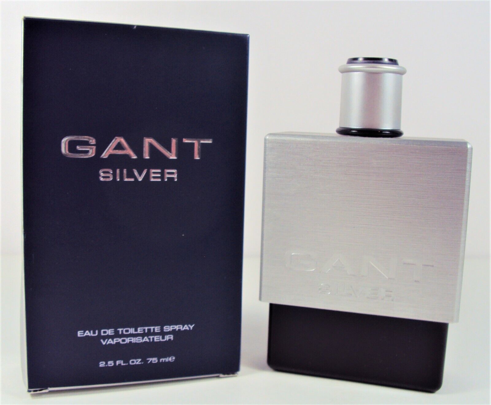 GANT Silver 2.5 oz / 75 ml Eau de Toilette Spray NEW in BOX *SEALED*