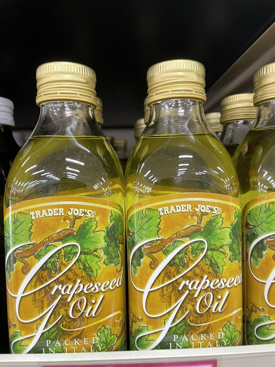 2 Pack TRADER JOE'S GRAPE SEED OIL ITALY 17 FL OZ EACH HEALTHY
