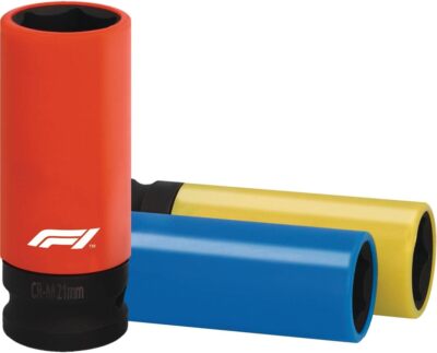 Formula 1 10806 Steckschlüssel Satz, 17/19/21 mm Nüsse, Schonnüsse 3-teilig,  