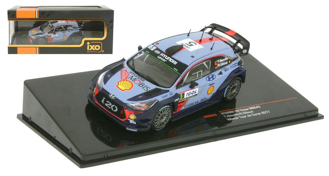 IXO RAM645 Hyundai i20 WRC Winner Tour de Corse 2017 - Thierry Neuville 1/43