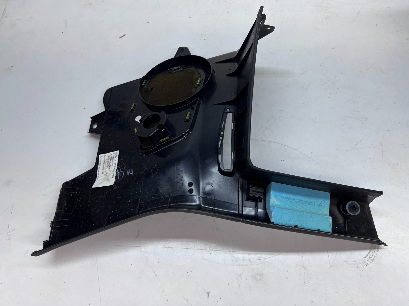 LAMBORGHINI HURACAN LP610 PASSENGER RIGHT SIDE RH B-PILLAR TRIM OEM 4T0868418A