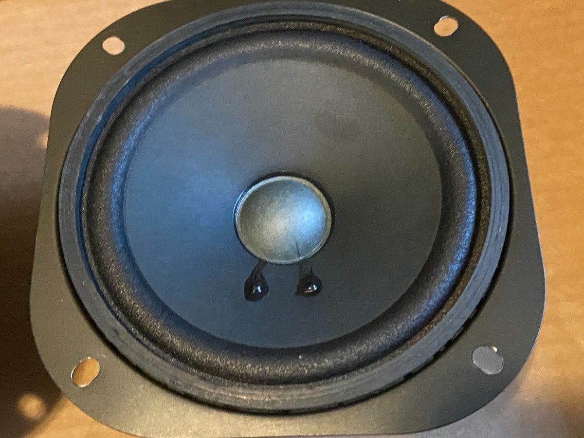 Pair of Hitachi GK00271 5-inch Woofers Tested Working 8-ohm