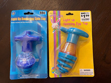 Light Up SPINNING AND BOUNCING Top Lot Egg Unused New