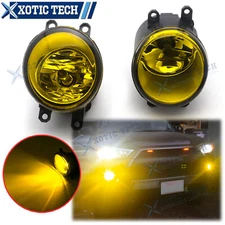 Yellow Lens OE Bumper Fog Light Lamps w/ H11 Bulbs For Toyota 4Runner 2010-2021
