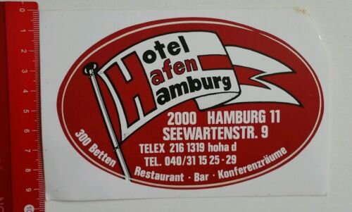 Aufkleber/Sticker: Hotel Hafen Hamburg (160416104) - Photo 1 sur 1