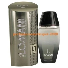 NIB LOMANI L COLOGNE FOR MEN 3.3 OZ / 100 ML EAU DE TOILETTE SPRAY