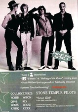 1999 Stone Temple Pilots "Sour Girl" Song Release Industry Promo Reprint Ad