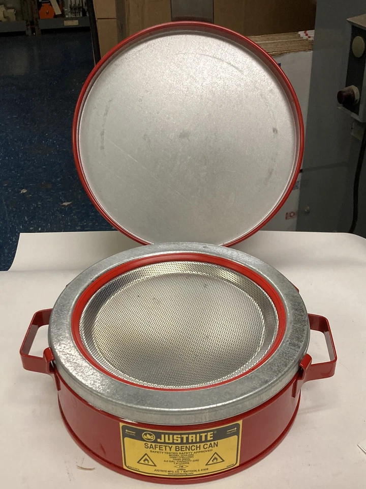 Justrite,102910.5,Safety Bench Can 10291 0.5 Gal. Capacity - Image 3 of 4