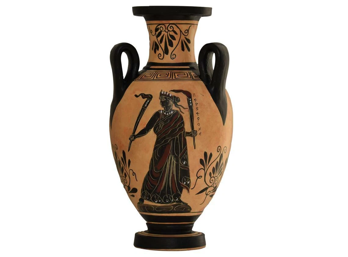 Goddess Persephone Hades Demeter Hydria Vase Painting Ancient Greek Pottery
Opens in a new window or