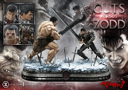 Prime 1 Studio GUTS VERSUS ZODD DELUXE VER BERSERK Resin Figure Statue L65CM