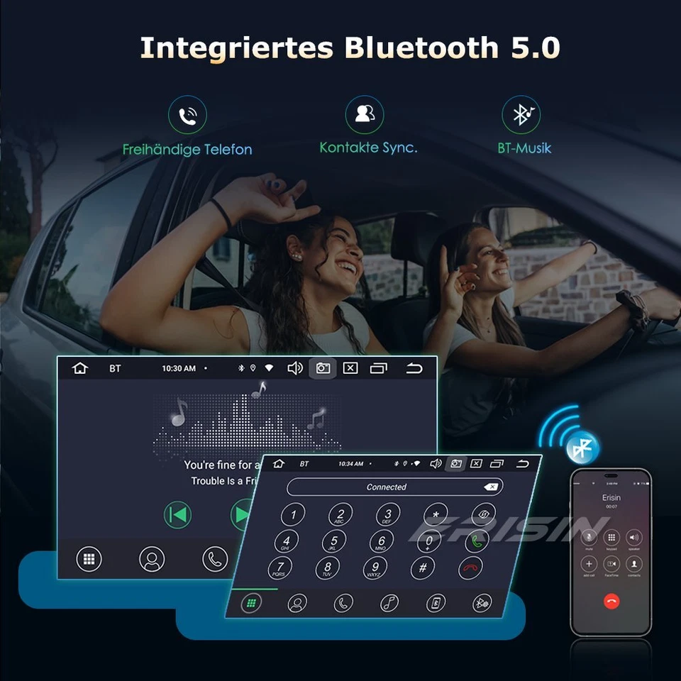 128GB IPS 8-Kern Android 14 Autoradio GPS Navi Mercedes CLK-Class W209 C209 A209 - Bild 3 von 4
