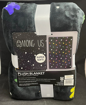 Among Us Ejected Edition Collector's Limited Edition Crewmate Plush Blanket NEW