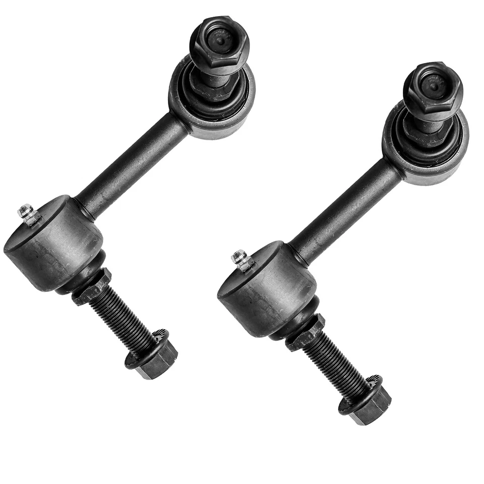 Par de eslabones de extremo de barra estabilizadora delantera para Chevy Trailblazer Envoy XL Bravada 2002-2003 Foto 4 de 4