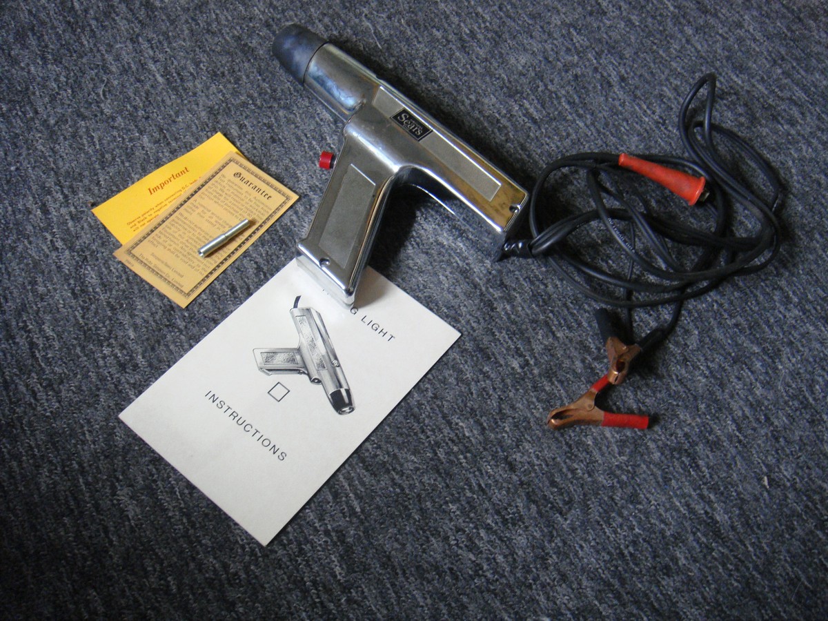 Vintage Sears Timing Light With Original Box & Instructions