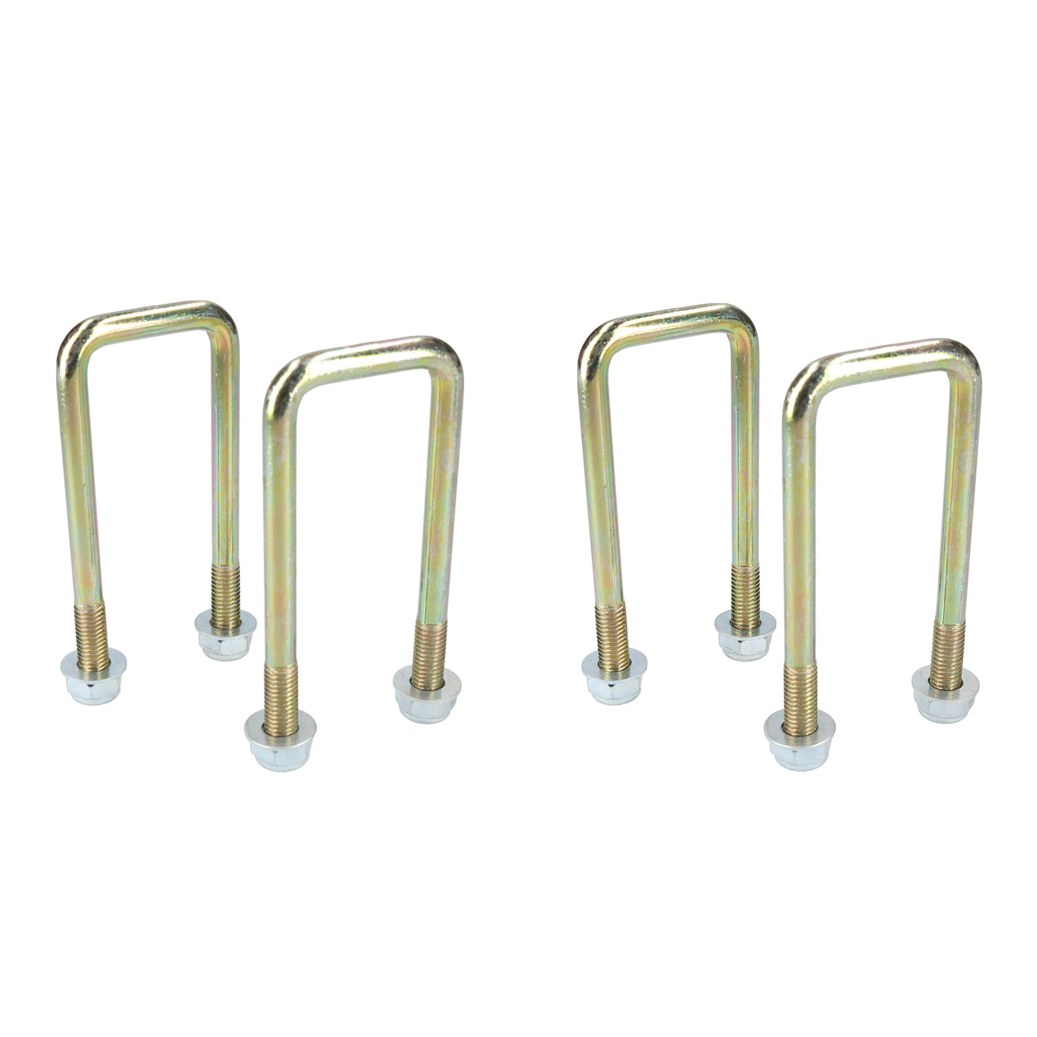 4 Pack M10 40mm x 110mm U-Bolt N-Bolt for Trailers with Nuts HIGH TENSILE