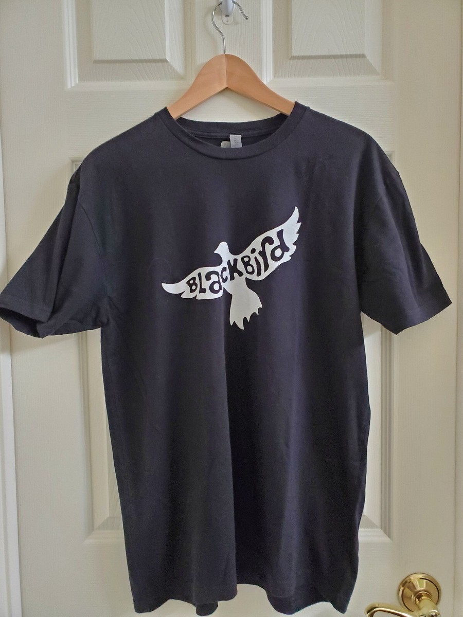 Black Bird Sz Large T Shirt Black Next Level Apparel Pre Owned | eBay