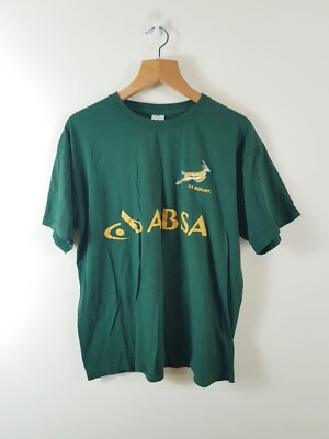 Rugby Trikot Herren Large grün Südafrika Nationalmannschaft ABSA