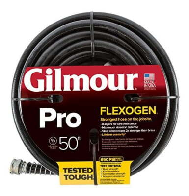 #ad #ad Gilmour 865801 1001 Pro Flexogen Hose 5 8 Inch by 50 Feet Black $54.74