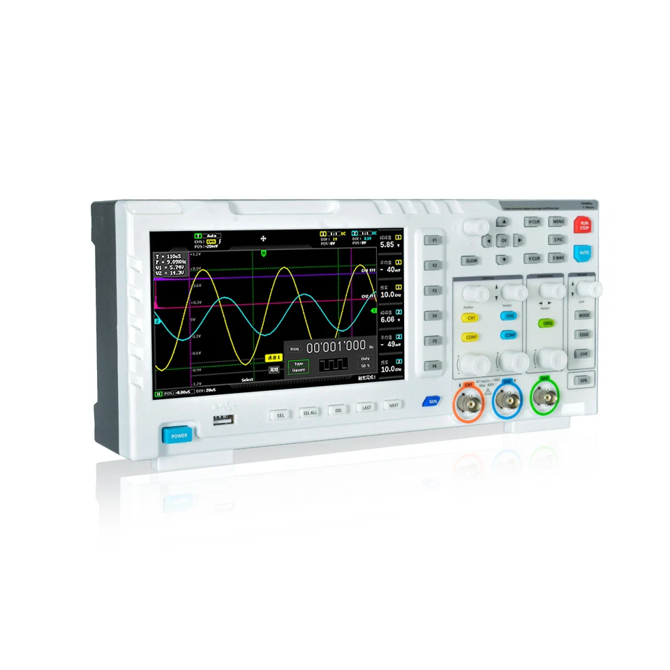 Digitales Oszilloskop DDS-Signalgenerator, 100X Hi-Volt-Sonde, 2 Kanäle, 100 MHz - Bild 2 von 4