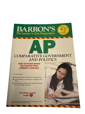 BARRON'S AP COMPARATIVE GOVERNMENT & POLITICS (BARRON'S AP By Jeff Davis NEW