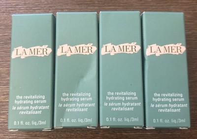 La Mer The Revitalizing Hydrating Serum 4 pack of 3ml travel minis 
