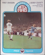 Manchester City v Derby Count   4-12-1976  Sex Pistols Anarchy In the UK tour