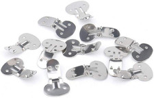 30 Pcs 15 Pair Stainless Steel Flat Blank Shoe Clips Shoe Supplies for DIY Cra