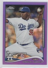 2014 Topps Chrome Retail Purple Refractor Onelki Garcia #133 0b0