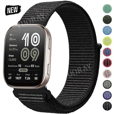 Ersatz Nylon Armband Für Amazfit Bip 6 5 GTS GTR 4 3 2 2e Mini Active Nylon Band