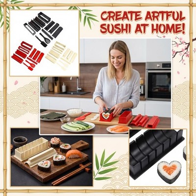 Sushi Ware Seaweed Sushi Mould Square Round Heart-shaped Rice And Vegetable